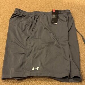 Under Armour Men's Charcoal Performance Athletic Shorts